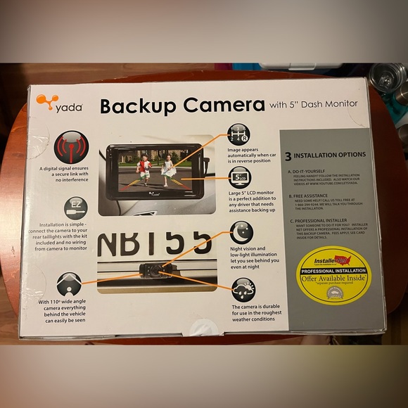 Yada Back Up Camera- Brand NEW in box! - Picture 2 of 2